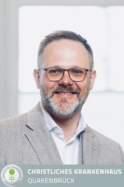 Ralph Ehring ist seit dem 1. Oktober Geschäftsführer des Christlichen Krankenhauses Quakenbrück