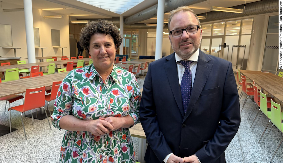 Foto Brigitte Meier und Dr. med. Christian Unzicker