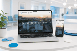 Der Jahresbericht 2025 der Universitätsmedizin Leipzig gibt Einblicke in Projekte, Entwicklungen und die aktive Gestaltung des Transformationsprozesses durch die Mitarbeitenden der UML.Foto: Universitätsmedizin Leipzig