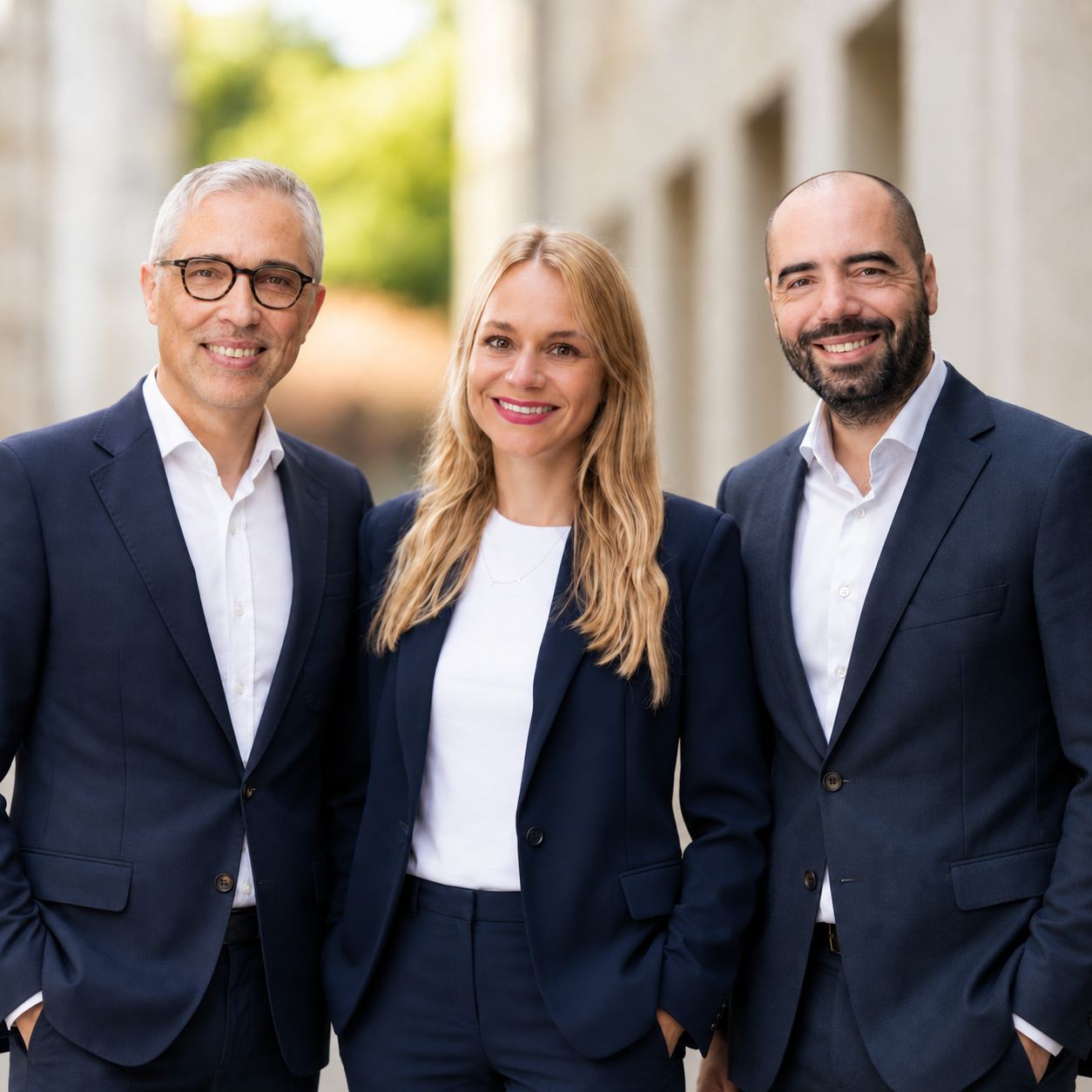 Alex Hoppe, Alina Günther und Stefan Schad (v.l.n.r)